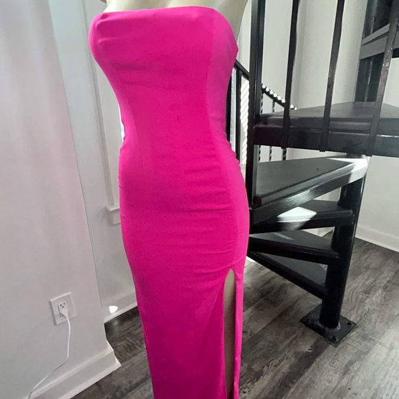 JAY GODFREY Dresses & Skirts - Jay Godfrey Oliver Gown Strapless Fuscia Pink Women’s Size 0